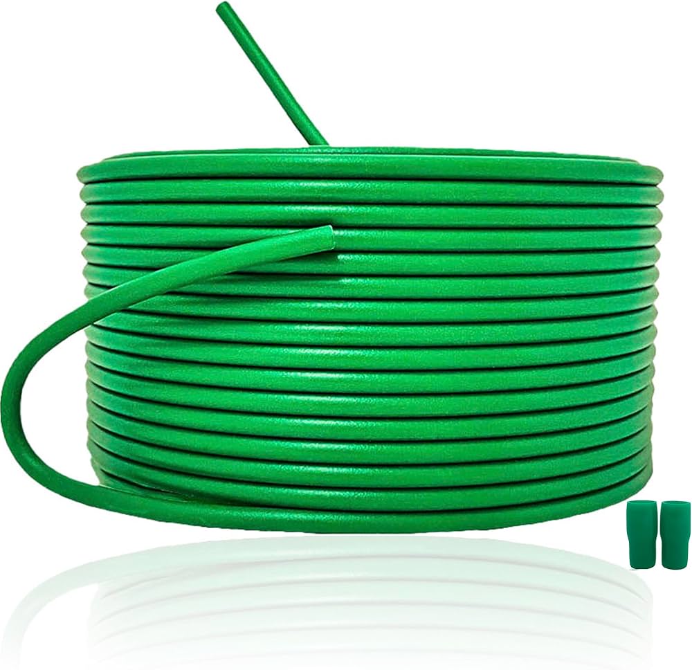 Amazon.co.jp: アース線 IV 2sq 緑 5m 絶縁キャップ付【1.25sq～8sq