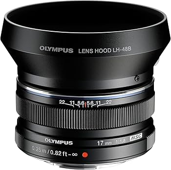Amazon.com : Olympus M.Zuiko Digital 17mm F1.8 Black for Micro