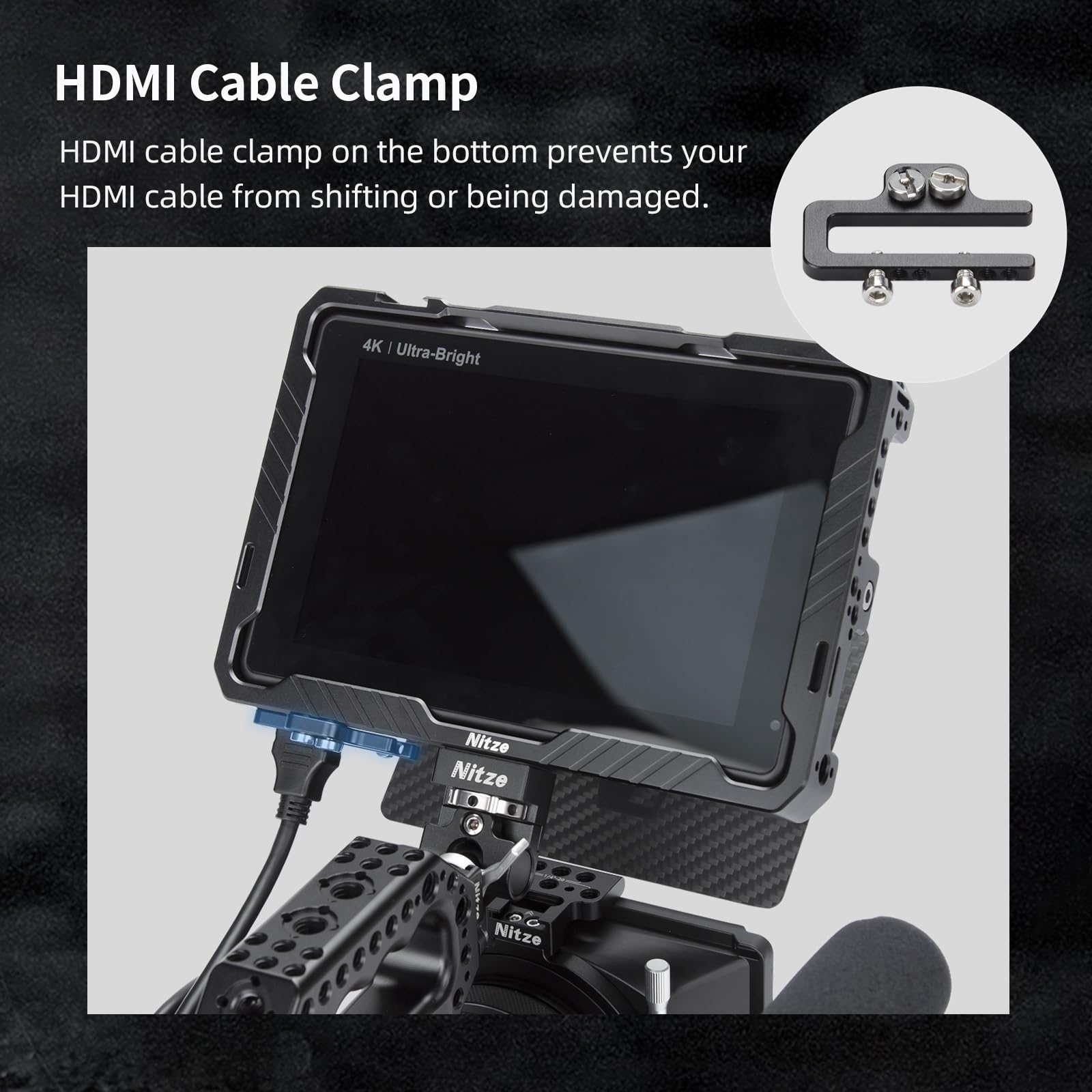 Amazon.com : Nitze LUT7 Cage for Feelworld LUT7/ LUT7 PRO/ LUT7S