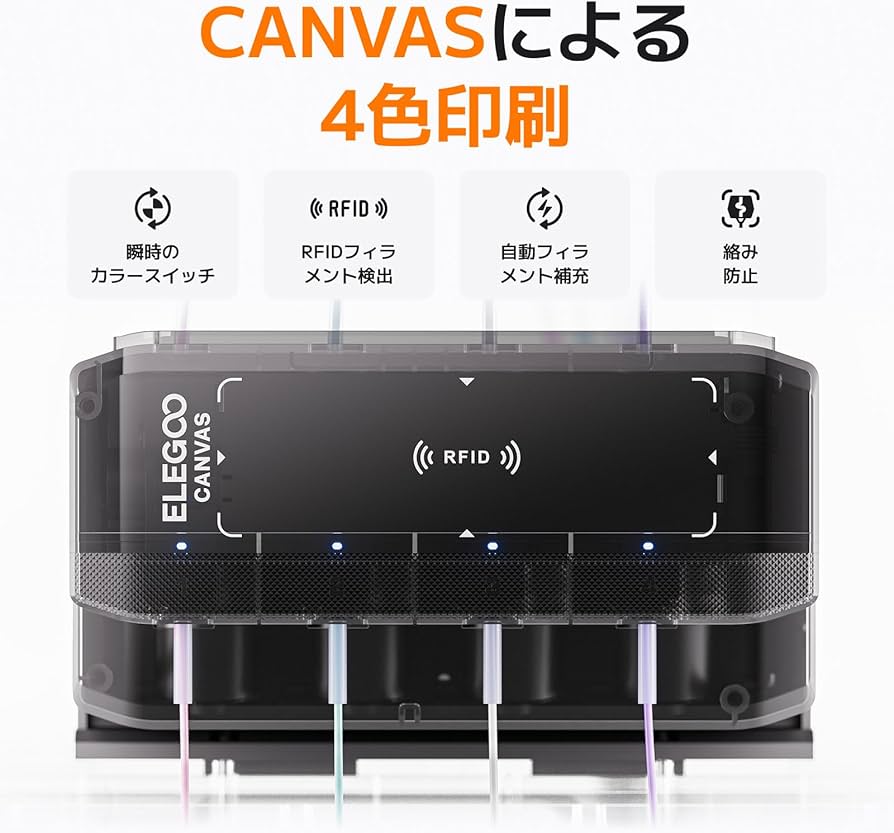 Amazon | ELEGOO Centauri Carbon 2 Combo 3Dプリンター CANVAS 4色