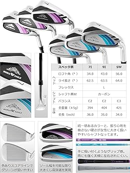 Amazon.co.jp: WORLD EAGLE 初心者向け 女性用 ゴルフクラブセット 右