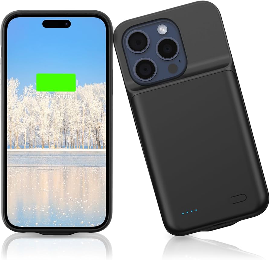 Amazon | Gladgogo iPhone 15 Pro Max バッテリーケース 【6800mah大