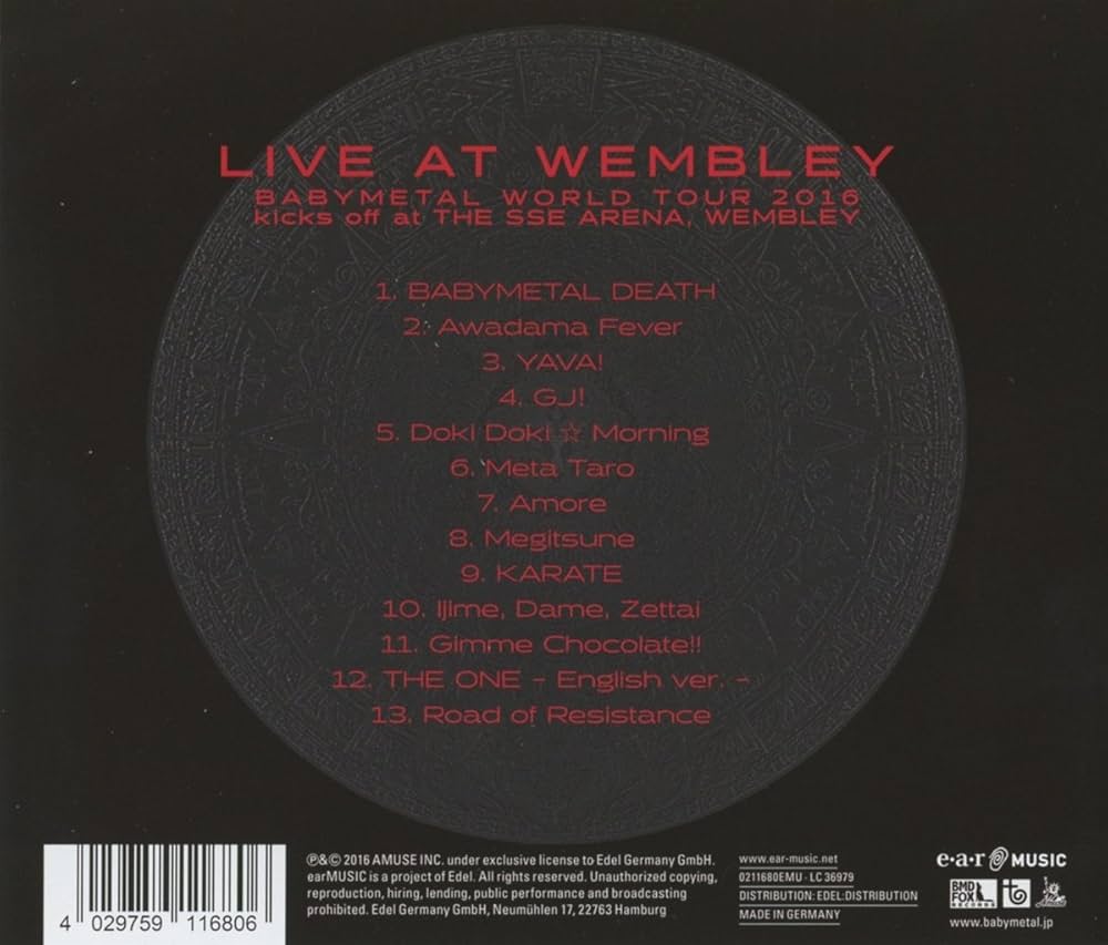 Babymetal - Live At Wembley Arena - Amazon.com Music