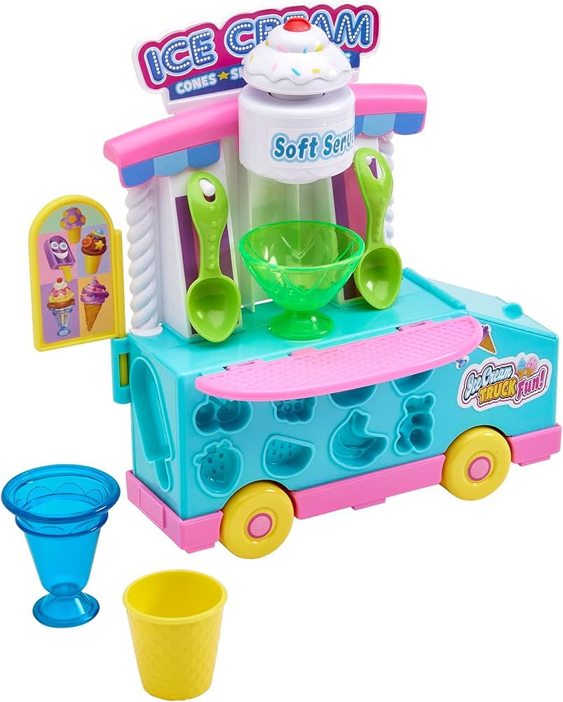 Amazon.com: CRA-Z-Art Softee Dough Ice Cream Truck Playset