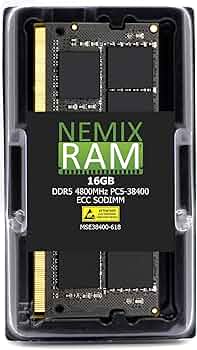 Amazon.co.jp: NEMIX RAM 16GB (1X16GB) DDR5 4800MHZ PC5-38400 1Rx8