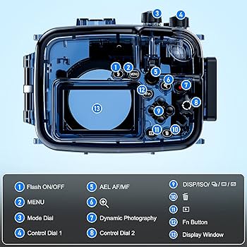 Amazon | Sea frogs 水中カメラケース Sony A6000 /A6300 /A6500 IPX8