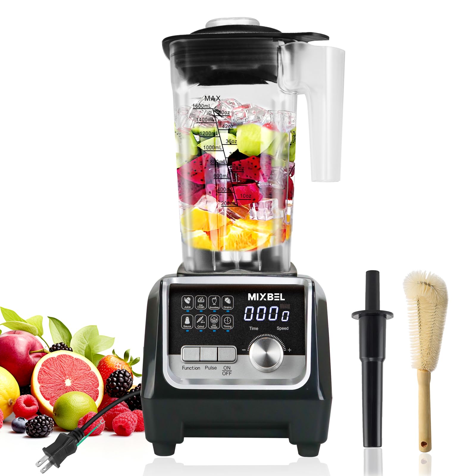 Amazon | MIXBEL 業務用ミキサー 大容量 2L ブレンダー 業務用 9段階