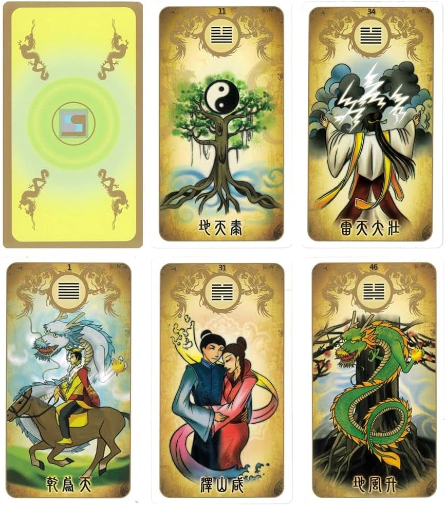Amazon | 新・龍羽台湾流易占カード ｜ 龍羽ワタナベ ｜ カード64枚