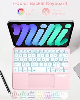 Amazon.co.jp: MePadKey US英語配列キーボードケース iPad Mini 7 A17