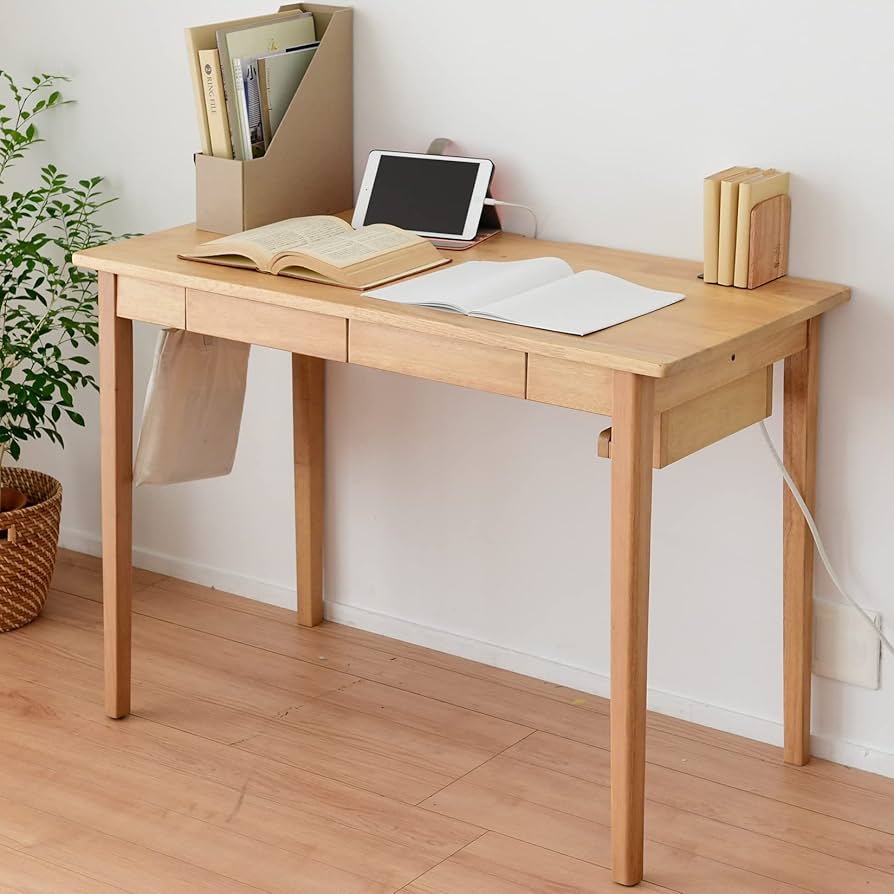 Amazon.co.jp: 山善(YAMAZEN) デスク 勉強机 (引き出し/タップホルダー