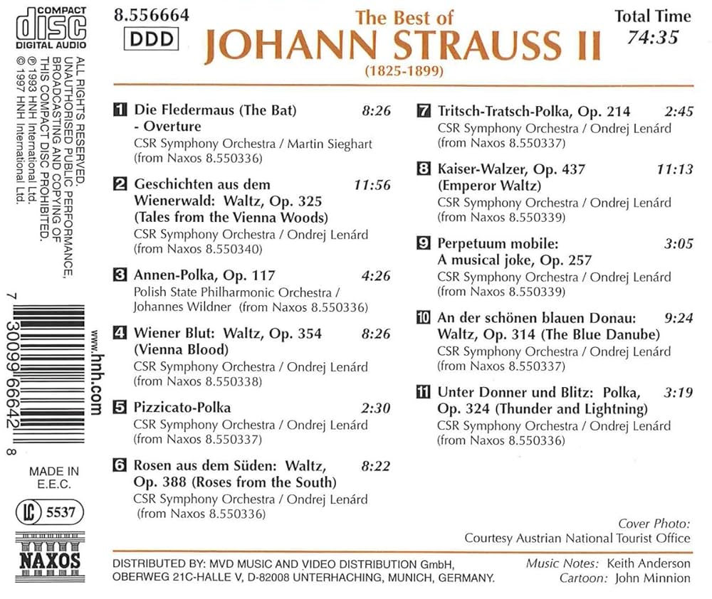 Amazon.com: Best Of Johann Strauss Jr: CDs & Vinyl