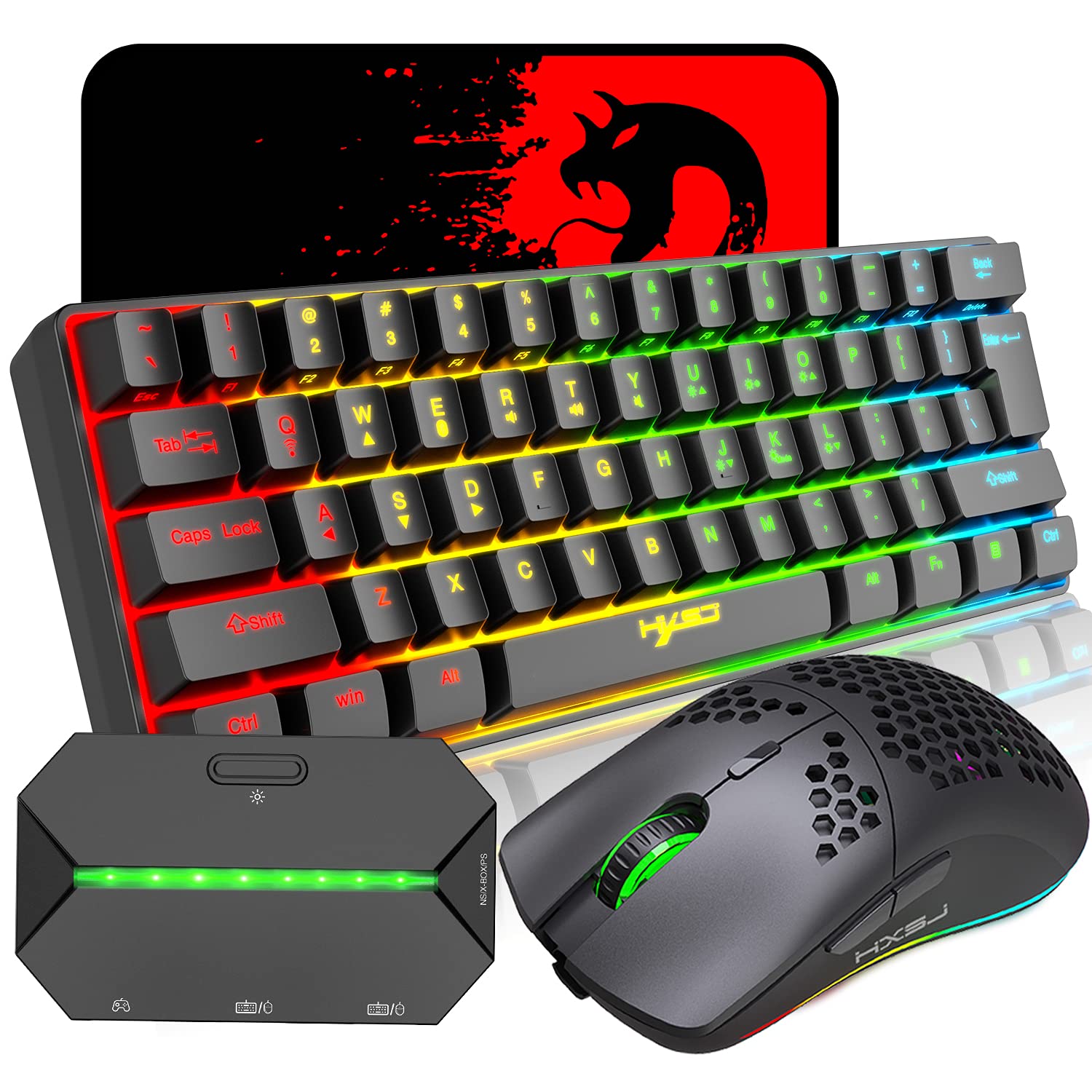 Amazon.co.jp: ゲーミングキーボード マウスセット 無線 ワイヤレス