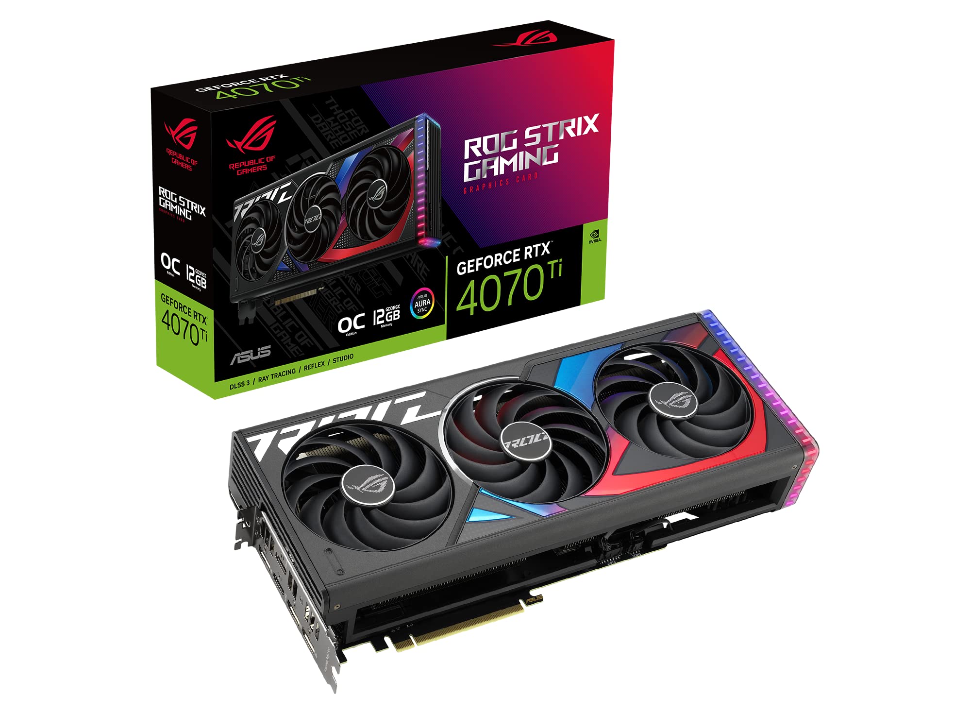 Amazon.com: ASUS ROG Strix NVIDIA GeForce RTX™ 4070 Ti OC Edition
