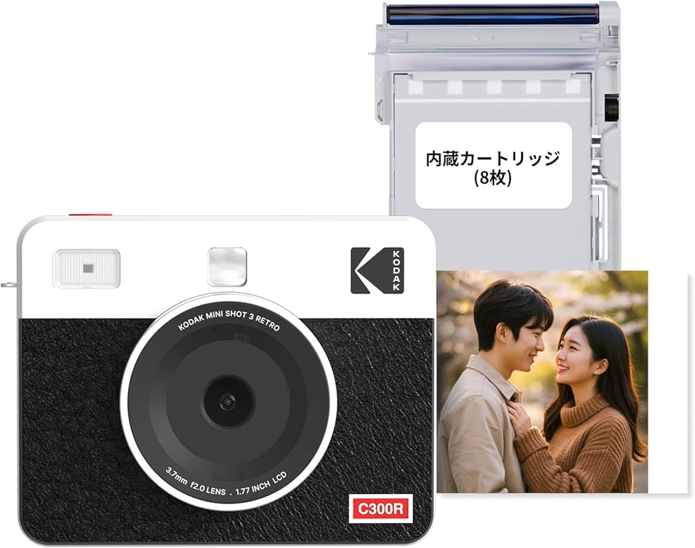 Amazon.co.jp: Kodak Kodak Mini Shot 3 Retro 4PASS 2-in-1 Instant