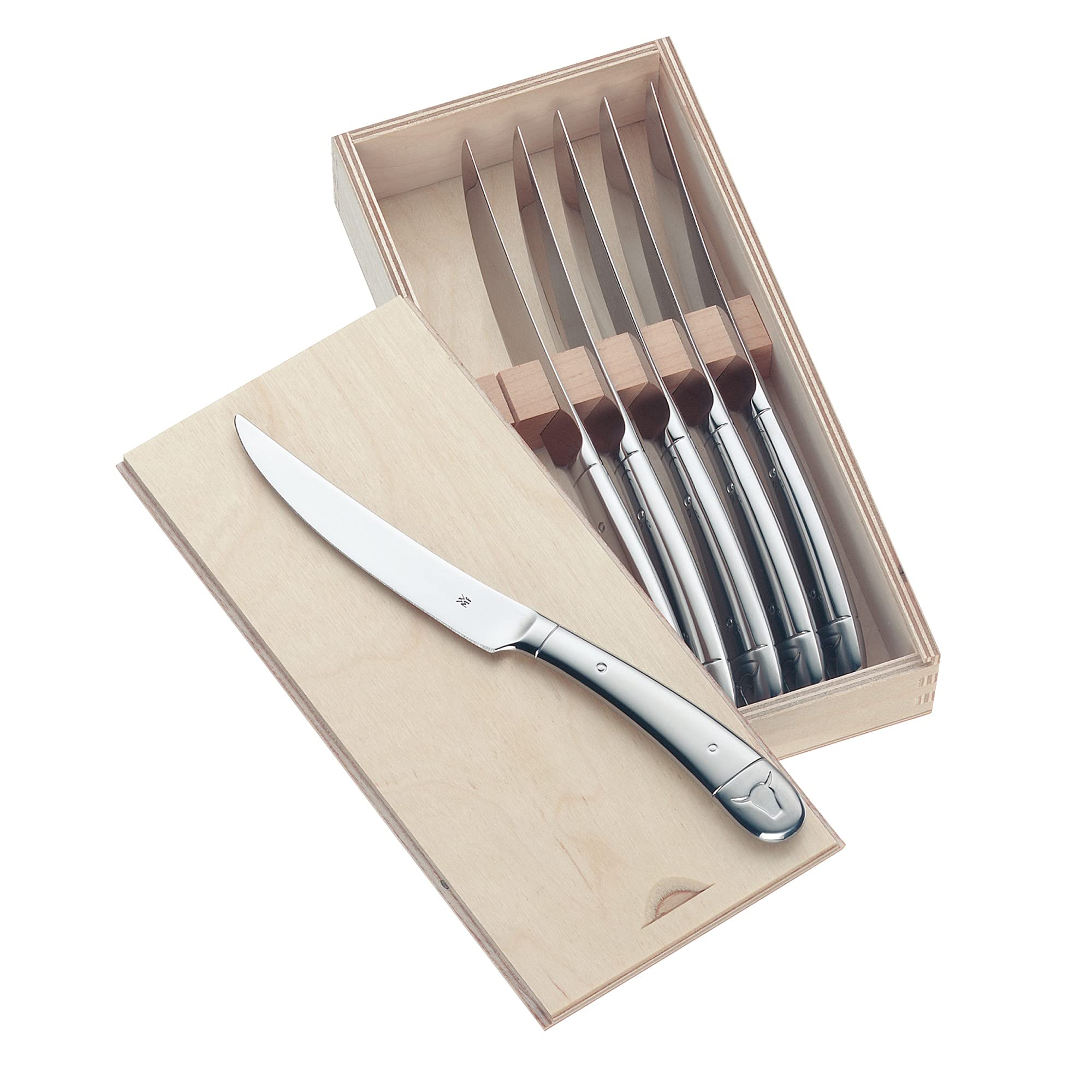 Amazon.com: WMF 6-Piece Stainless Steel Steak Knives Set with