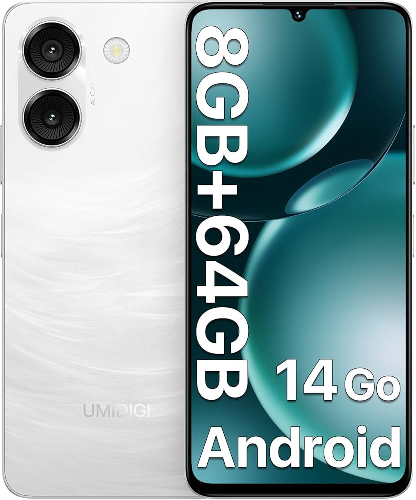 Amazon | UMIDIGI G9A simフリー スマホ 本体 8GBRAM+64GB/1TB拡張
