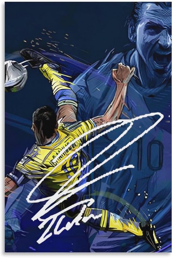 Amazon.co.jp: サッカー選手 ズラタン イブラヒモビッチ サイン入り