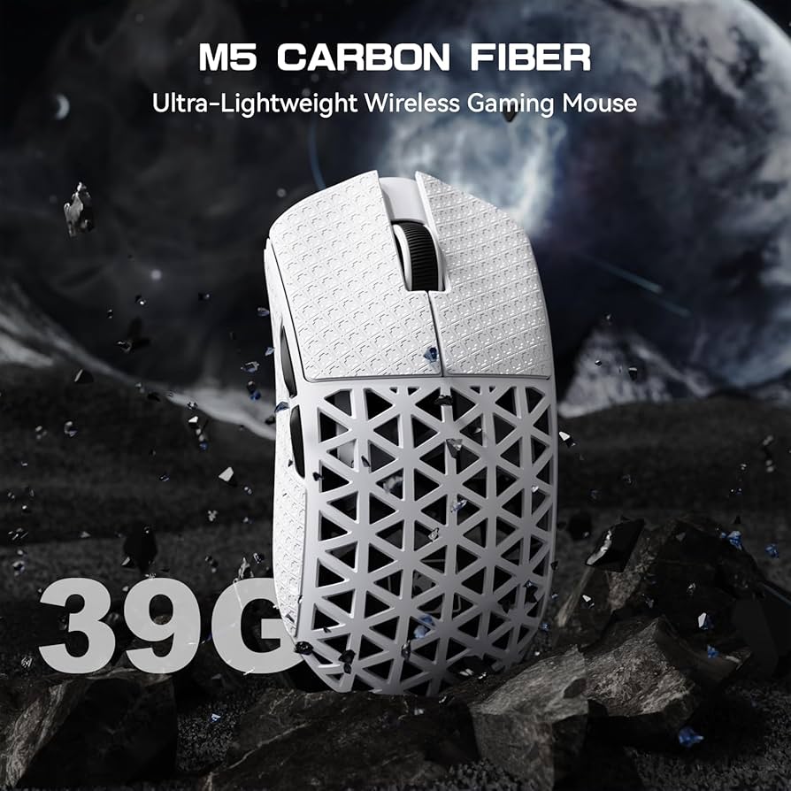 Amazon.com: MAMBASNAKE M5 Ultra Carbon Fiber 8000Hz Wireless