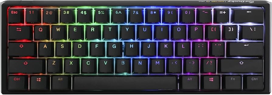 Amazon.com: Ducky One 3 Mini Classic Hotswap 60% RGB Mechanical