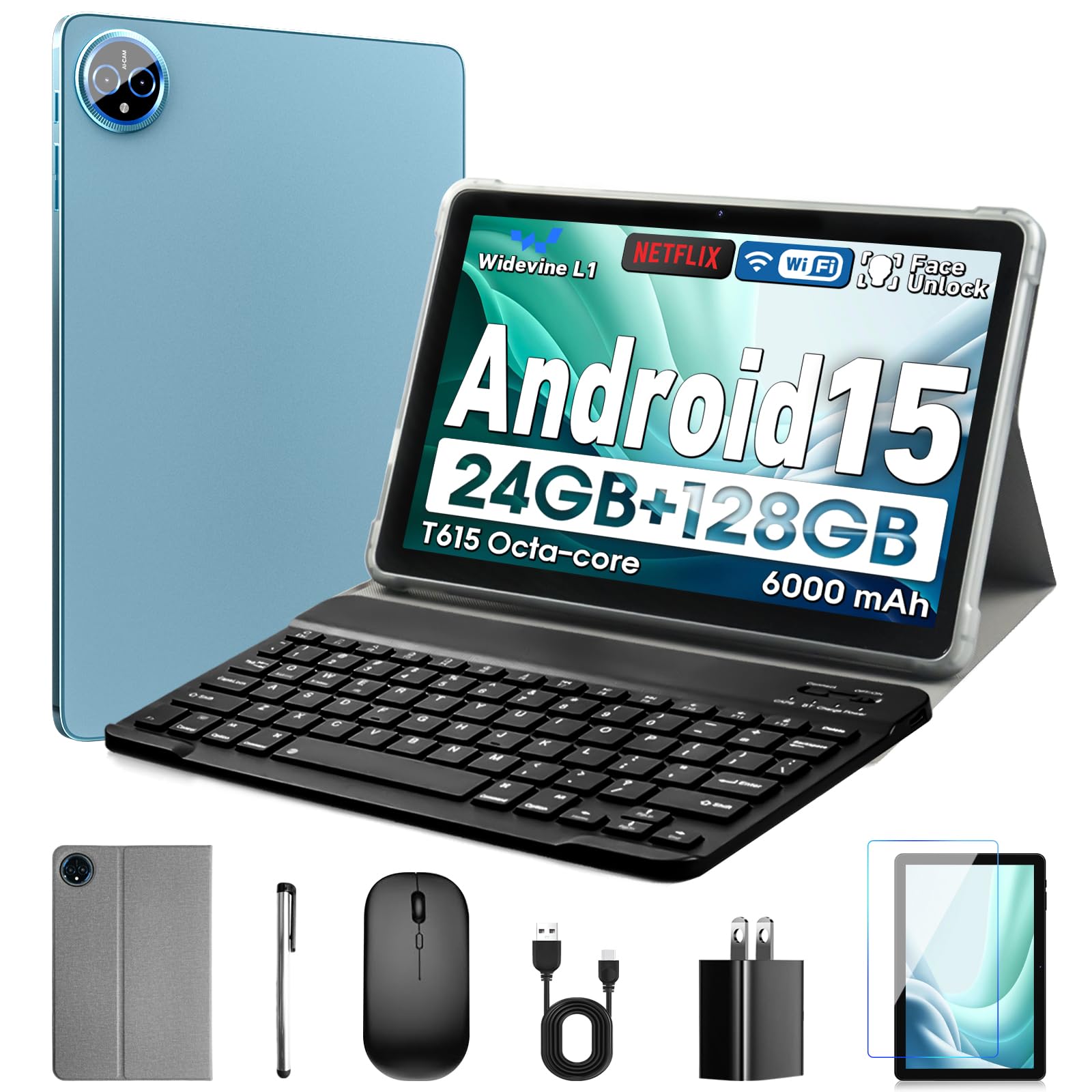 Amazon.com : Aobante 10 Inch Tablet, Android 15 with 24GB RAM +