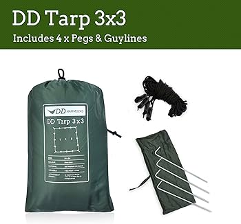 Amazon.com: DD Hammocks - DD Tarp 3x3 - Olive Green: 10ft x 10ft