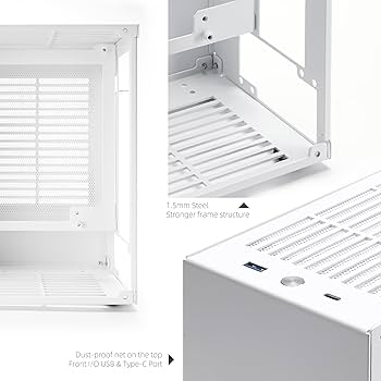 Amazon | SGPC ITX Miniケース - K39 (スチール) / ハンドル2つ付き