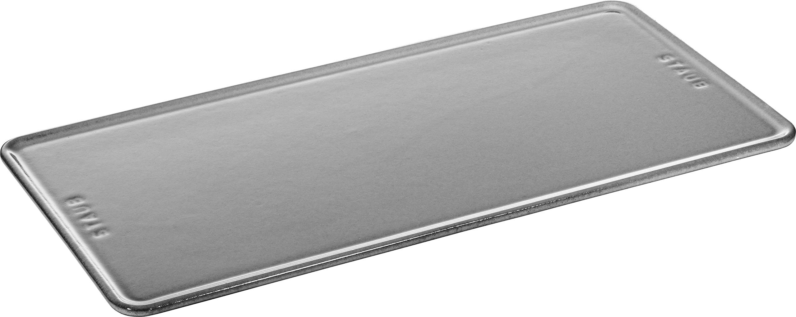 Amazon｜staub ストウブ 「 レクタンギュラー プレート 25×12cm グレー