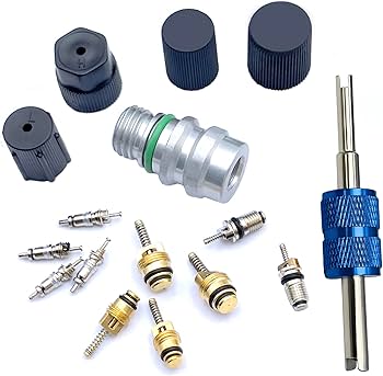 Amazon.co.jp: エアコンバルブコアキット | キャップ&バルブ AC R12