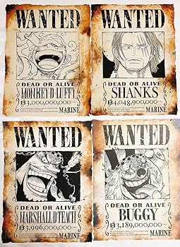Amazon.co.jp: ワンピ ース ONEPIECE 30億ルフィ 新四皇手配書ポスター