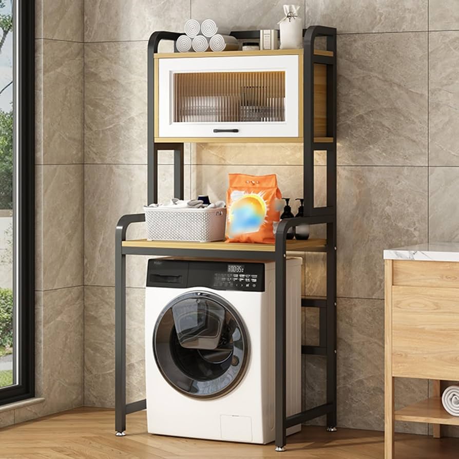 Amazon｜トイレ収納ラック ゴミ箱上ラック トイレ ラック 洗濯機 収納