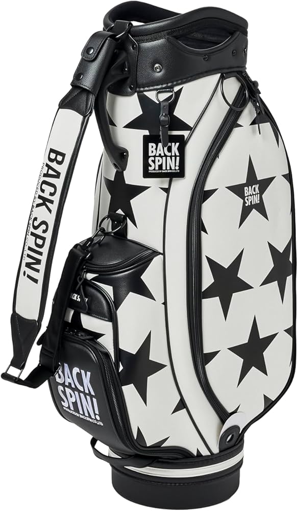 Amazon | ゴルフバック キャディバッグ 星型【正規品】BACK SPIN! STAR