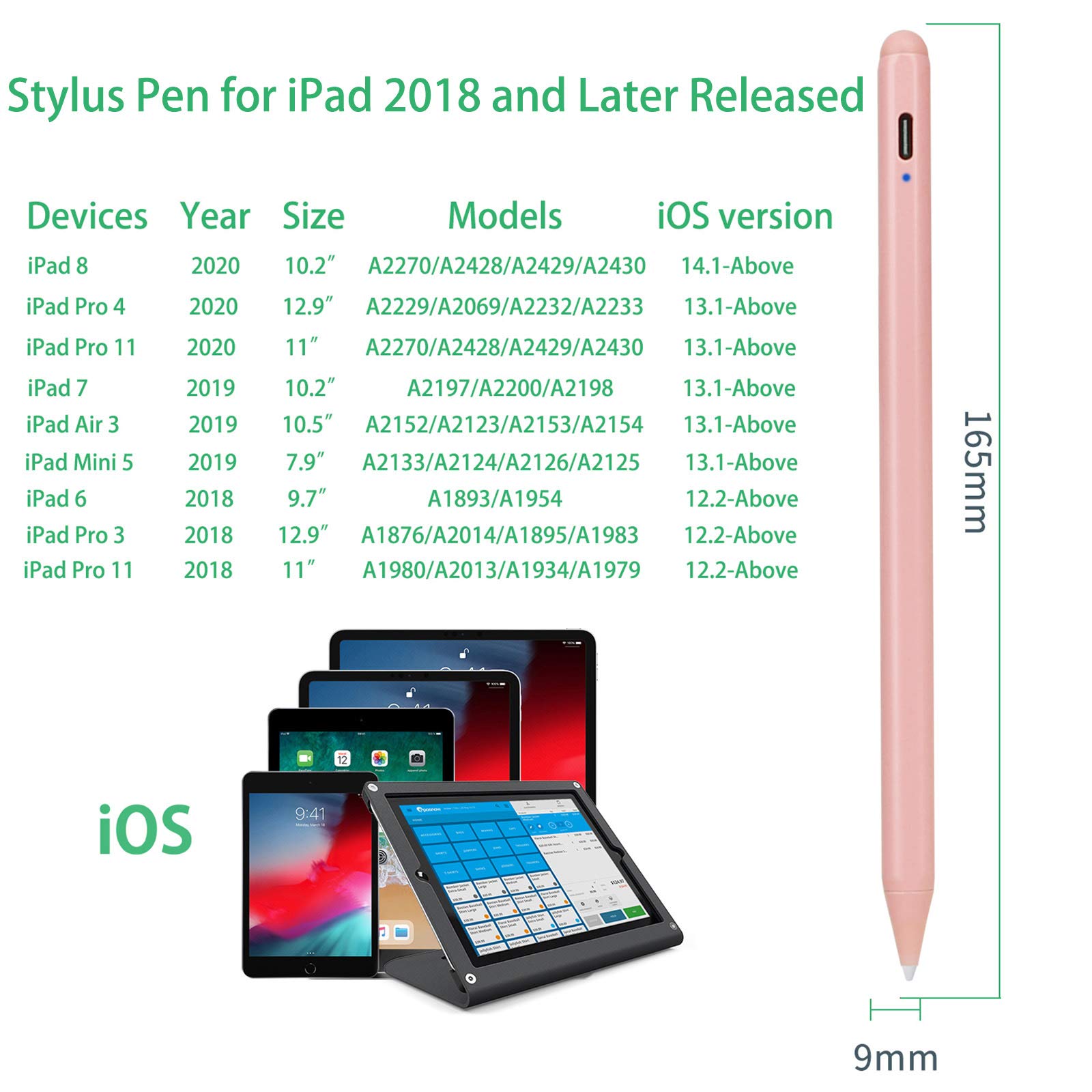 Amazon.com: iPad Air 5th Generation Pencil Apple iPad Pen 9th