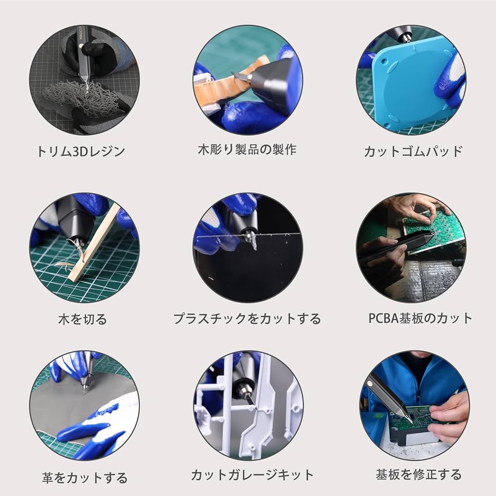 Amazon | 40 kHz超音波切断機、多機能ハンドヘルドプロセス切断ツール