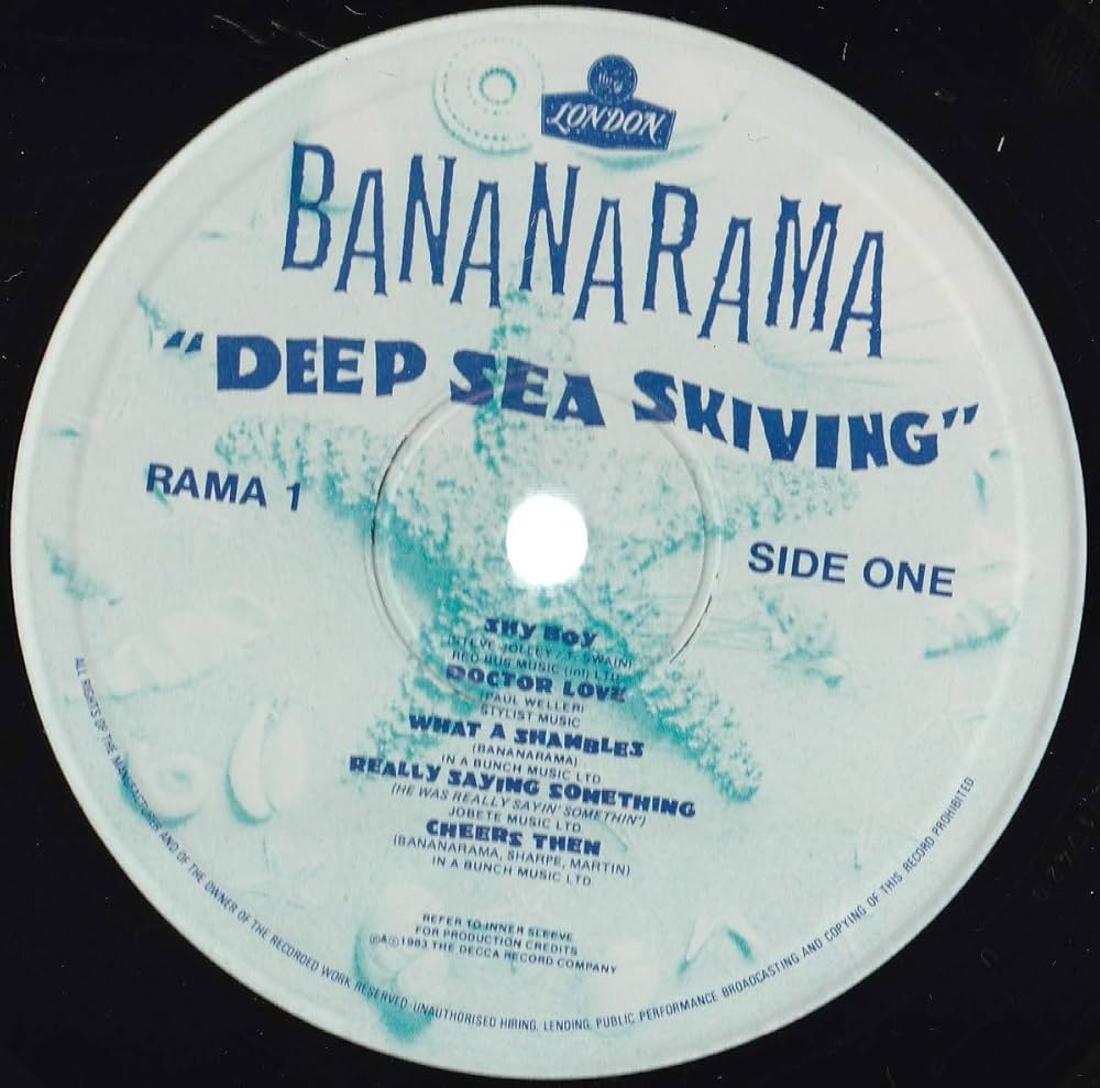 BANANARAMA DEEP SEA SWIMMING LPレコード Amazon.co.jp: Bananarama