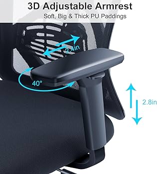 Amazon.com: Ticova Ergonomic Office Chair - High Back Desk Chair