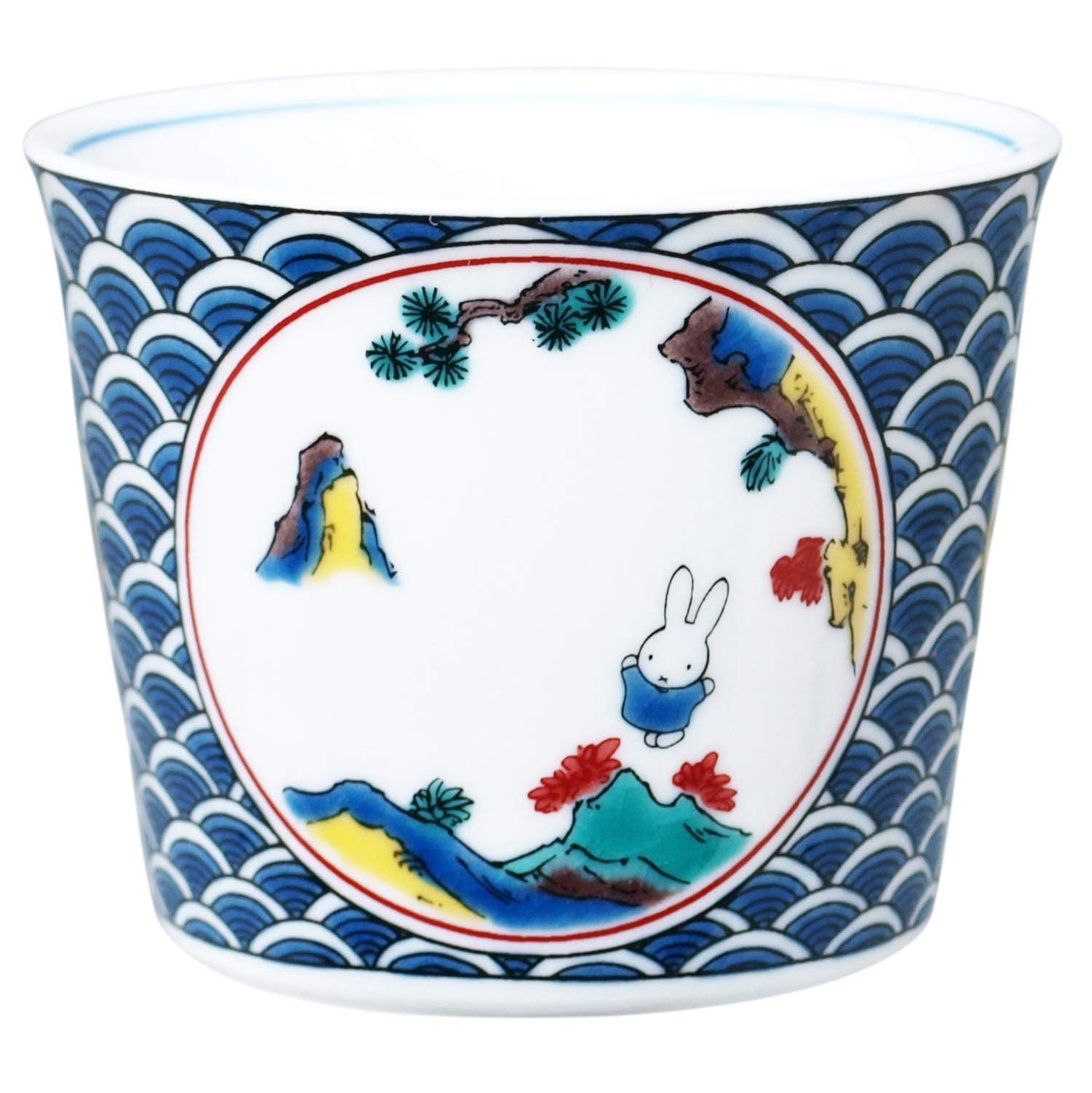 Amazon｜「 ミッフィー 」 九谷焼 そばちょこ 五彩 211143｜箸置き