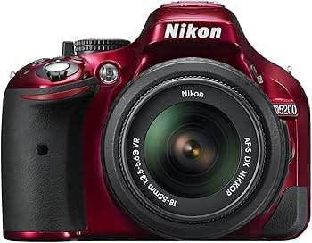 Amazon.com : Nikon D5200 24.1 MP CMOS Digital SLR with 18-55mm f