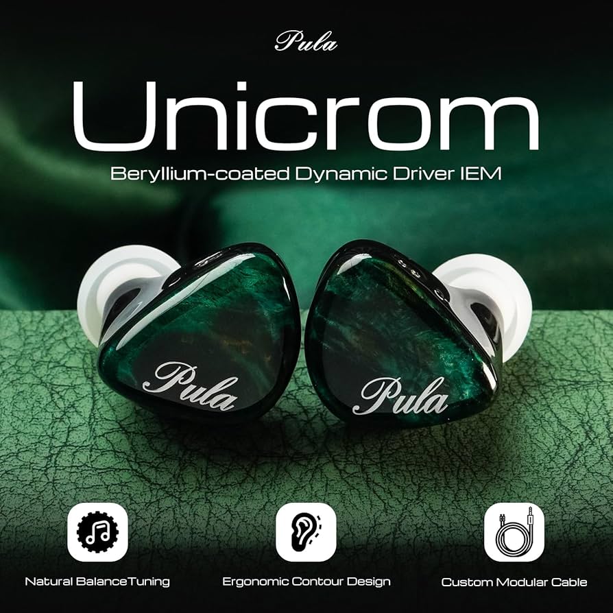 Amazon.com: HiFiGo PulaAudio Unicrom IEM, Single Beryllium-Coated