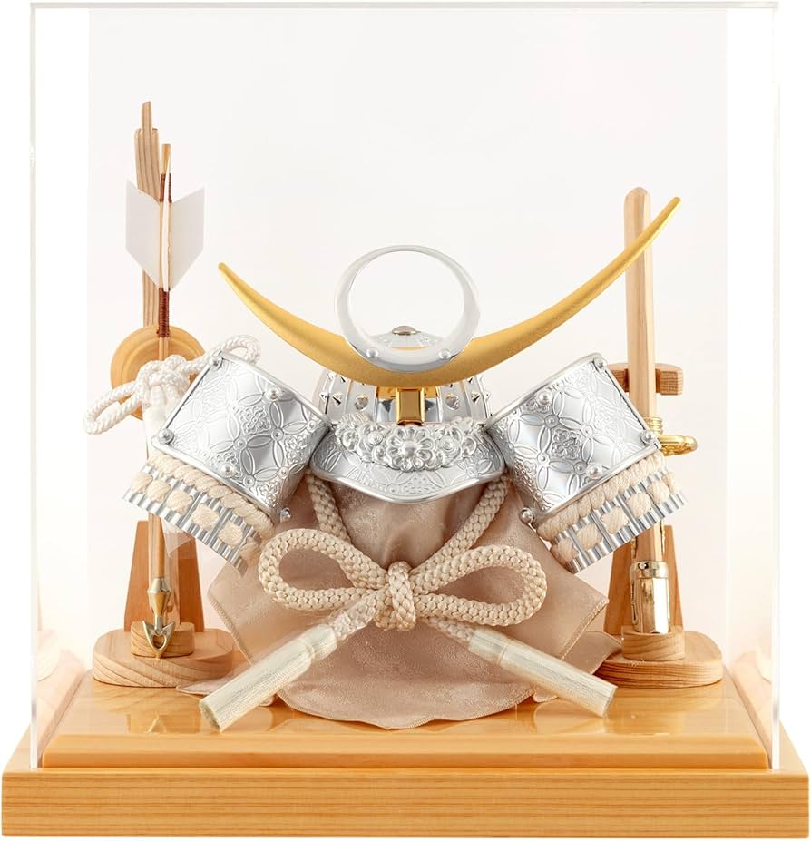 Amazon | 人形屋ホンポ 2026年製 五月人形 コンパクト 兜ケース飾り 兜