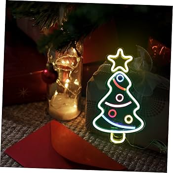 Amazon.co.jp: POPETPOP 1個 オーナメント ネオン 装飾 クリスマス