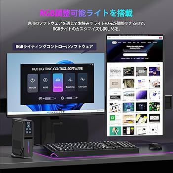 Amazon.co.jp: ミニpc 第12世代 n97【N150より速い】mini pc 4コア/4