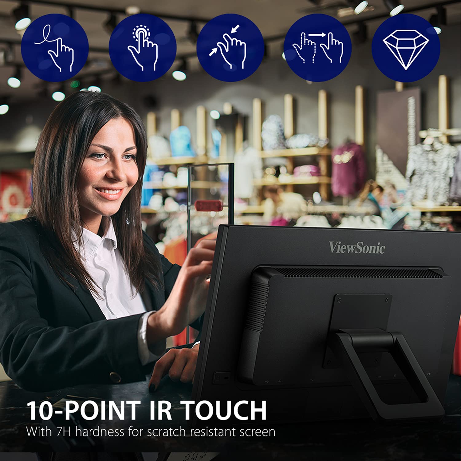 Amazon.co.jp: ViewSonic TD2223 22インチ 1080p 10ポイント マルチIR