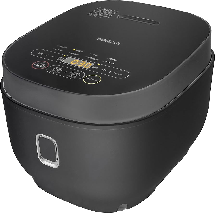 Amazon | [山善] 炊飯器 マイコン式 5.5合 3層特厚釜 「メニューに