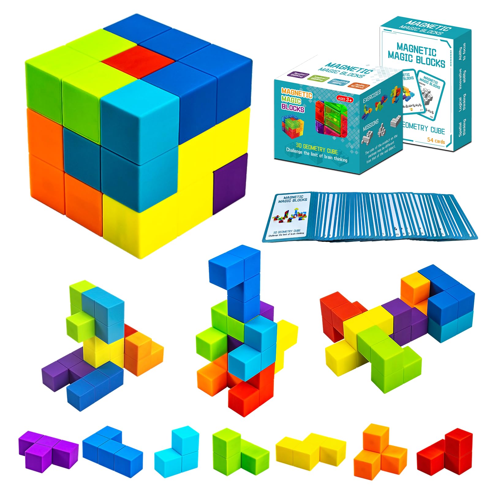 Amazon.com: OUXIA Magnetic Building Blocks Magic Magnetic 3D