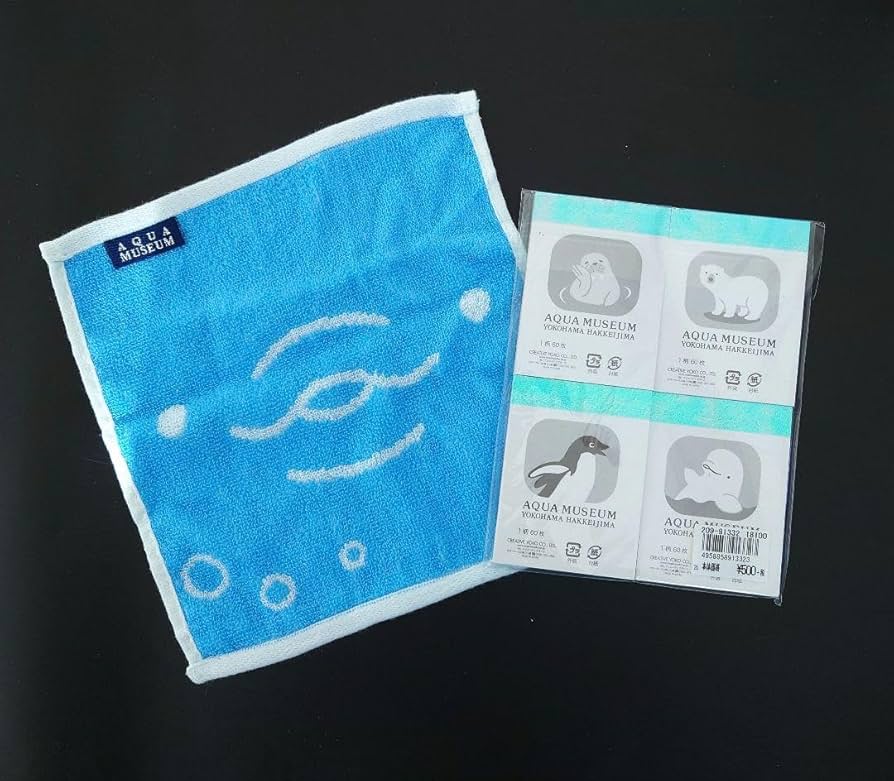 Amazon.co.jp: 八景島シーパラダイス ハンカチタオルとメモ帳のセット