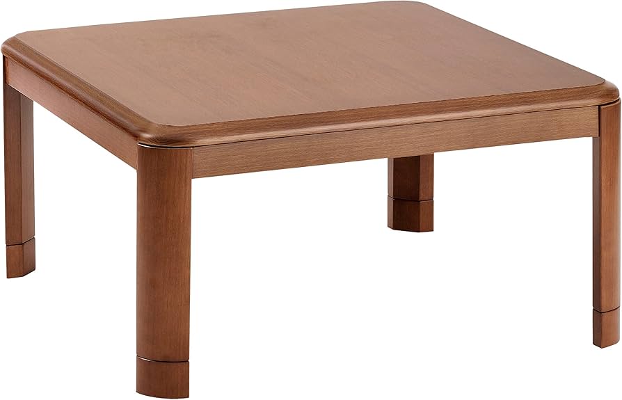 Amazon | [山善] 家具調 こたつ テーブル 80cm 一人暮らし用 正方形