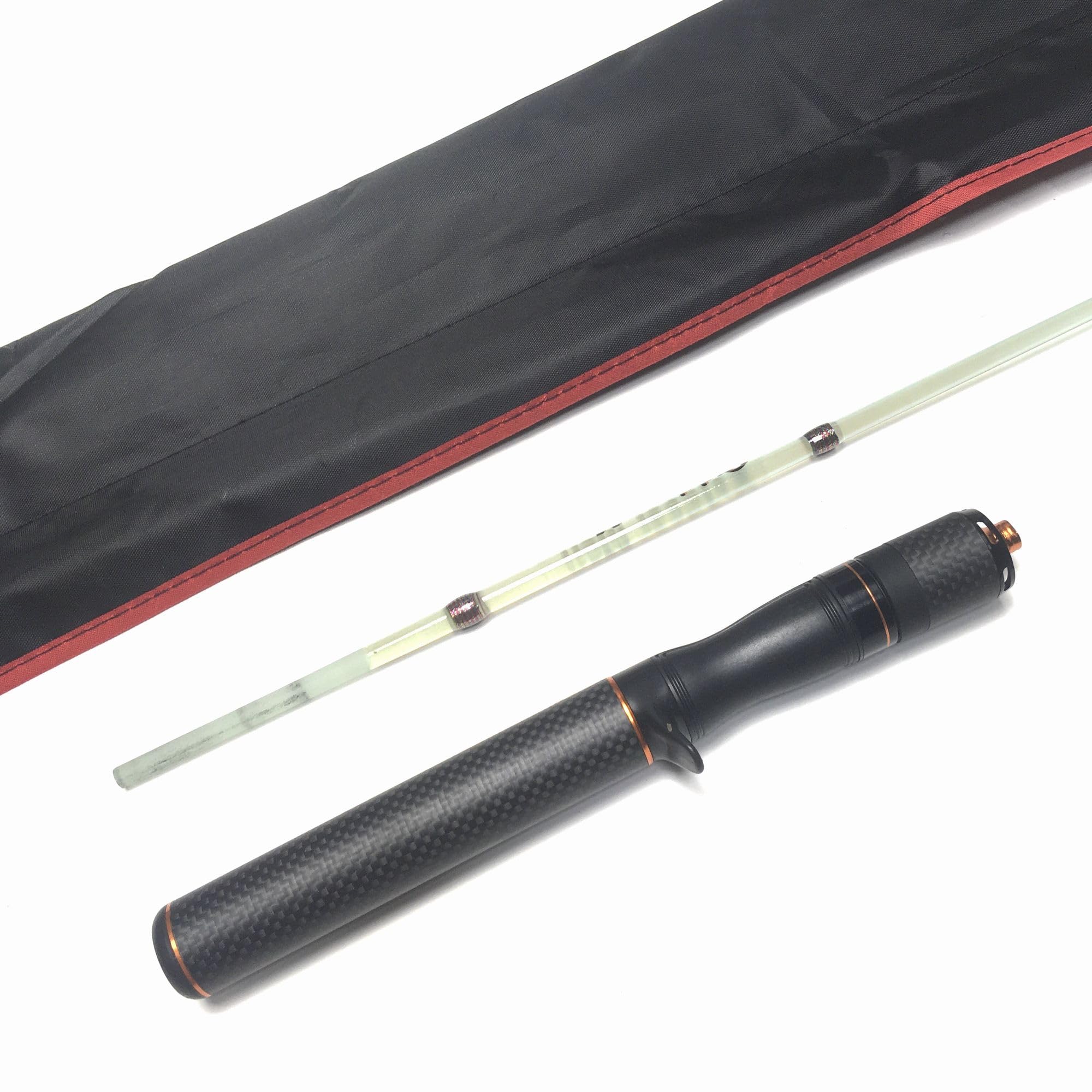 Amazon | グラスファイバー 4.2ft ベイトロッド 2ピース (XUL