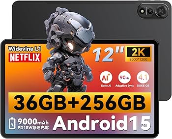 Amazon.co.jp: 【タブレット 12インチ 2K 大画面】 Blackview