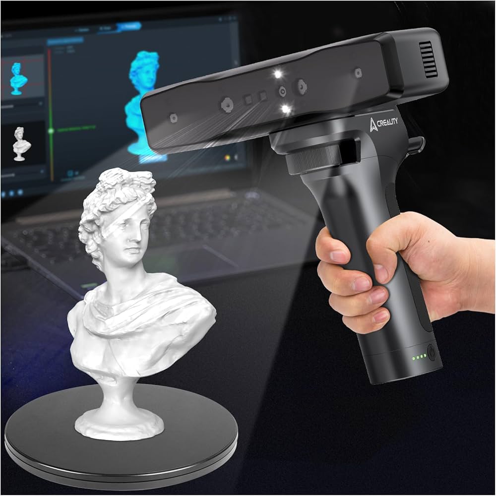 Amazon | Creality Otter Liteワイヤレス3Dスキャナー、ハンドヘルド高