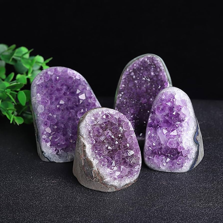 Amazon.co.jp: SUKIMIND 天然石 アメジスト 原石 ドーム 紫水晶洞